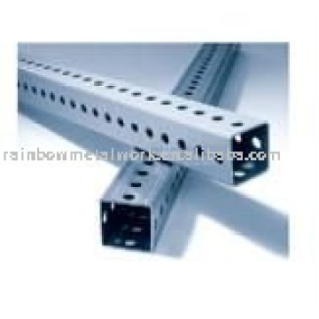 Galvanized Steel Perforated Square Post